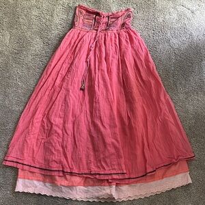 Esley Lavender Lace Trim Skirt